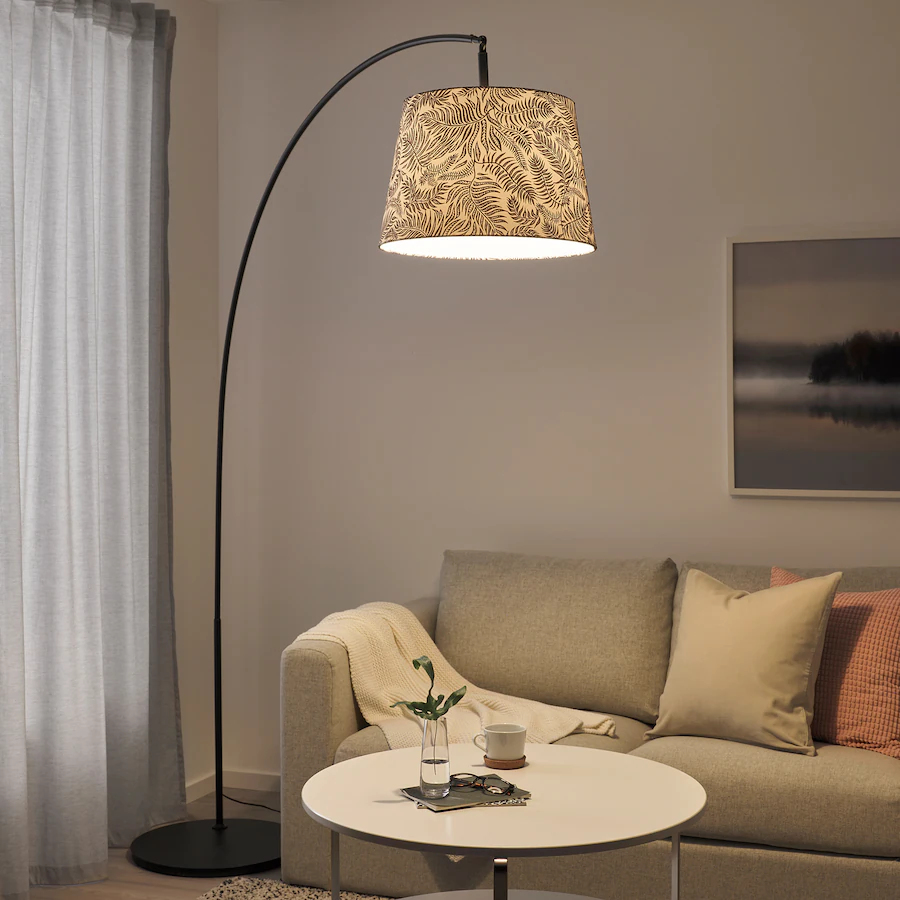 IKEA-Skaftet-Arc-Floor-Lamp