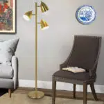 Cheap gold floor lamp